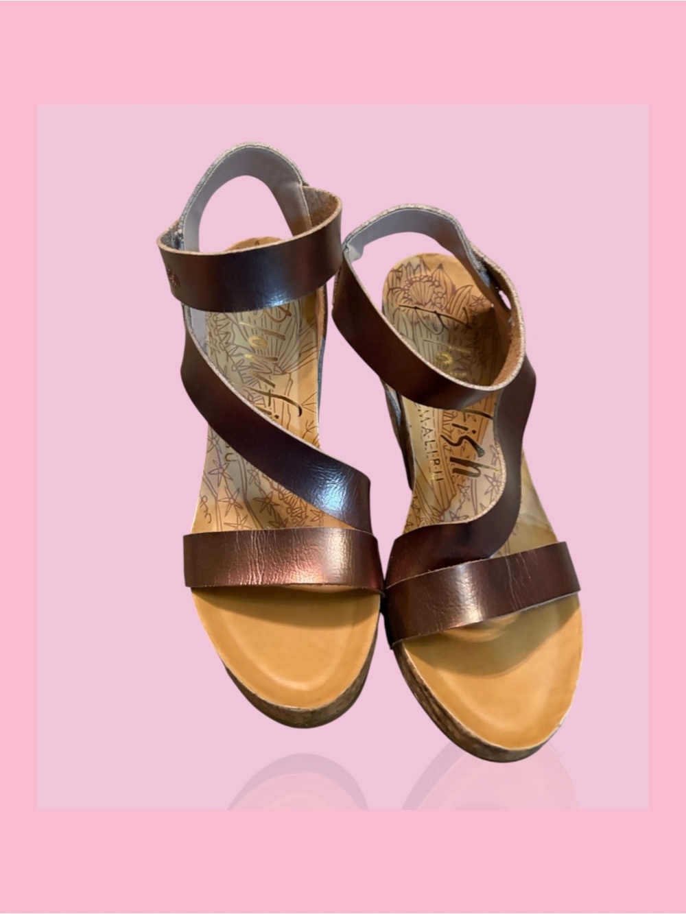 Malibu Women's Dark Brown Strappy Sandals